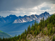 Storm Light Over the Canadian Rockies, Alberta