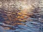 Reflection at sunset