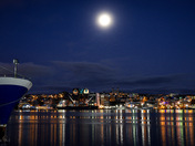 Moonlit Morning Over Saint John’s Harbour