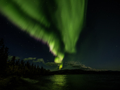 Green Skies Over Lake LaBarge
