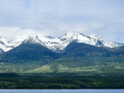 Snowcapped Peaks Along the Nisga’a Highway