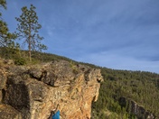 Sean Moran on Redline 5.12d, Cougar Canyon