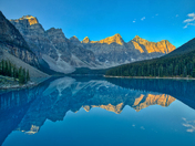 Moraine Lake and alpenglow
