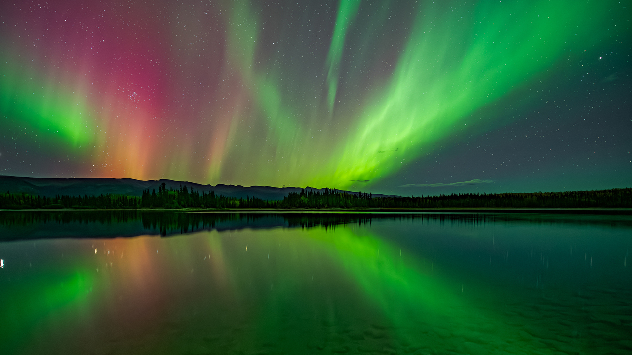 Boya Lake Lights