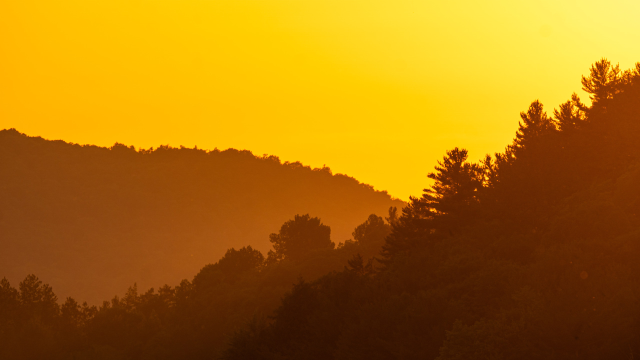 Gatineau Hills at Sunset