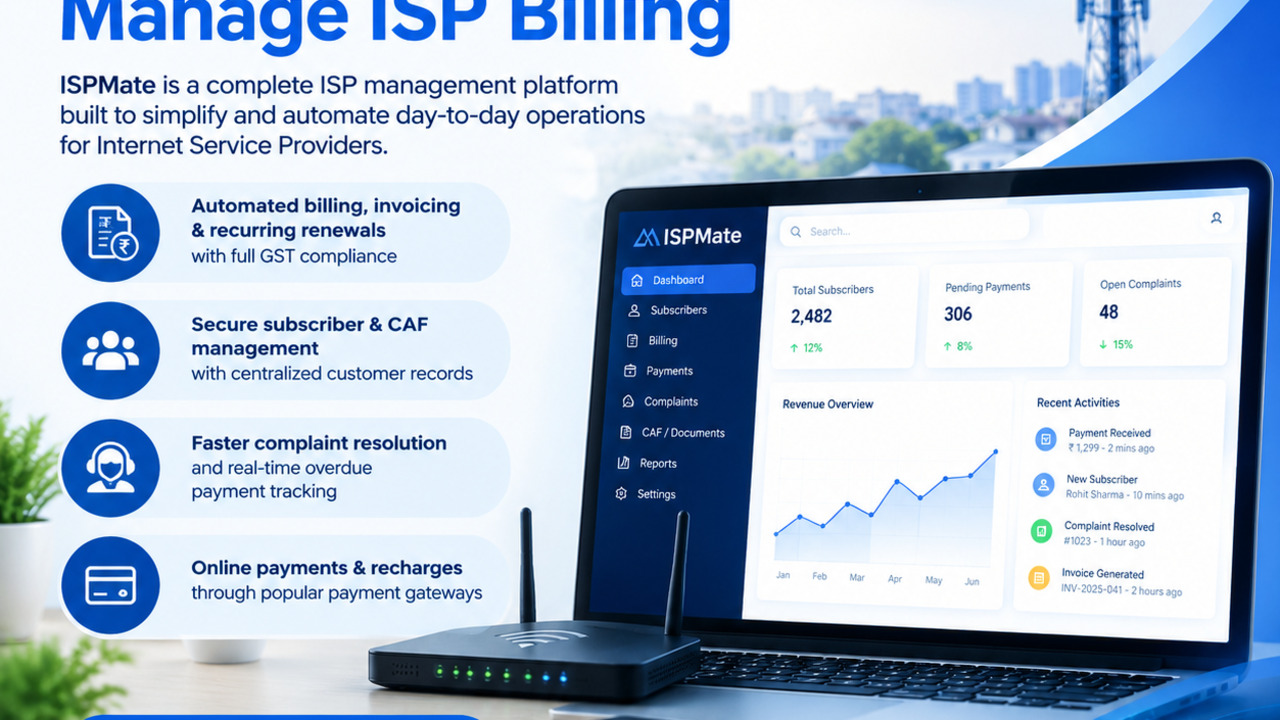 BrightCRM – Smart ISP Billing & CRM Software
