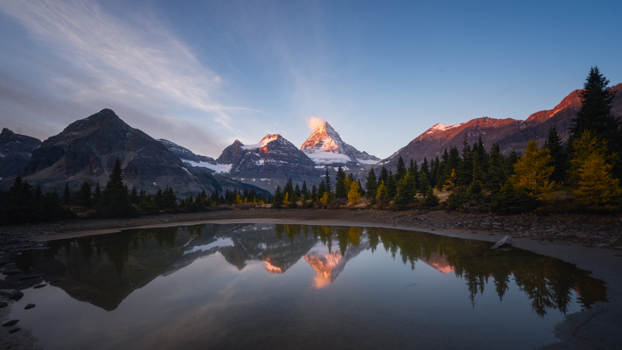 Morning Rise of Mt. Assiniboine 