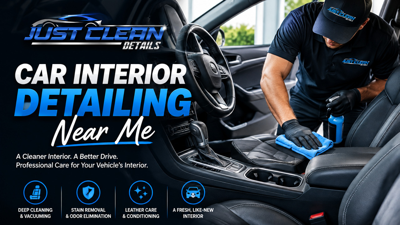 Car Interior Detailing Near Me | Just Clean Details