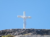 Cross in the Lady of Lourdes Grotto, Flatrock