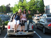 back of pickup truck