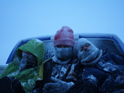 Newbrook Alberta after the winter sleigh ride 