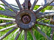 Old Wagon Wheel