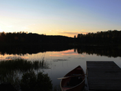 Sunset at Esker Lakes Provincial Park