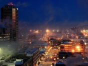 Regina by a cold January day