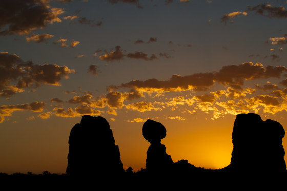 Sunrise in Arches
