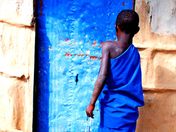 Masai Girl at Door