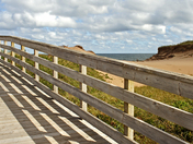 Boardwalk over the dunes PEI