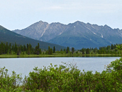 Lapie Lake Recreation Site on the South Canol Road