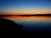 Dusk over Little Manitou Lake