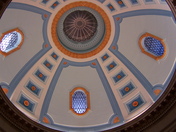 Interior of dome of Manitoba Legislature