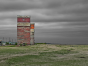 Wooden Grain Elevators at Neidpath, SK