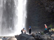 At the bottom of Moul Falls