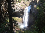 Moul Falls in Wells Grey Park near Clearwater BC