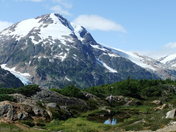 Hiking in northern British Columbia you see the most spectacular scenes.