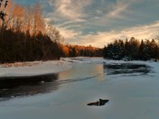 last light on the river
