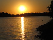 Netley Creek Sunset in August