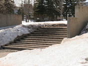 Winter Stairs at the lake!