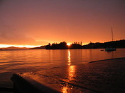 Sunset in the Gulf Islands