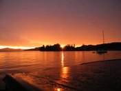 Winter Cove at Sunset