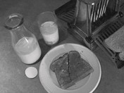 Old style toast n milk