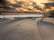 Port Elgin Harbour Winter Sunsetg