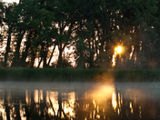 Sunrise at Park Lake Provincial Park