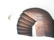 Winding stairs in Romania