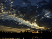 Sunset Reflections, Harborview Park, Winnipeg, MB