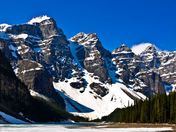 Peaks at Morain Lake