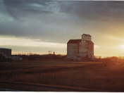 Prairie Elevator at Sunset