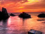 Rugged Shores of Bonavista Newfoundland at Sunset