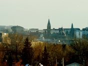 Canadian Parliament in Ottawa Skyline