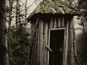 An outhouse