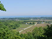 Lake Ontario from the Bruce Trail, near Jordan, ON