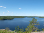 Lookout over Stormy Lake 