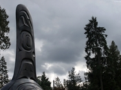 A Bill Reid Masterpiece - Orca in front of Vancouver Aquarium