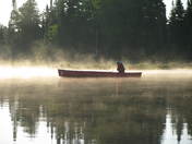 Grundy Lake Canoeist