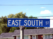 Head north on east south street...