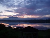 Quamichan Lake sunset
