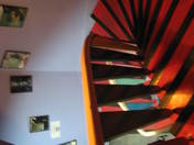 Istanbul Hostel - colourful stairs, colourful city